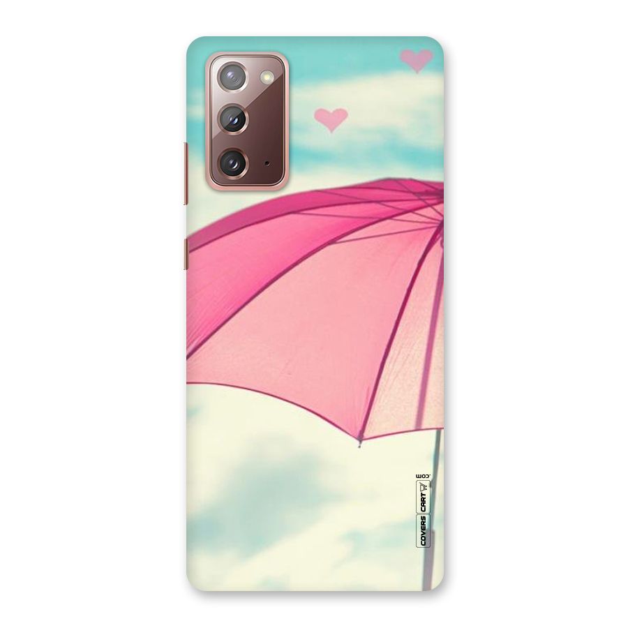 Cute Pink Umbrella Back Case for Galaxy Note 20