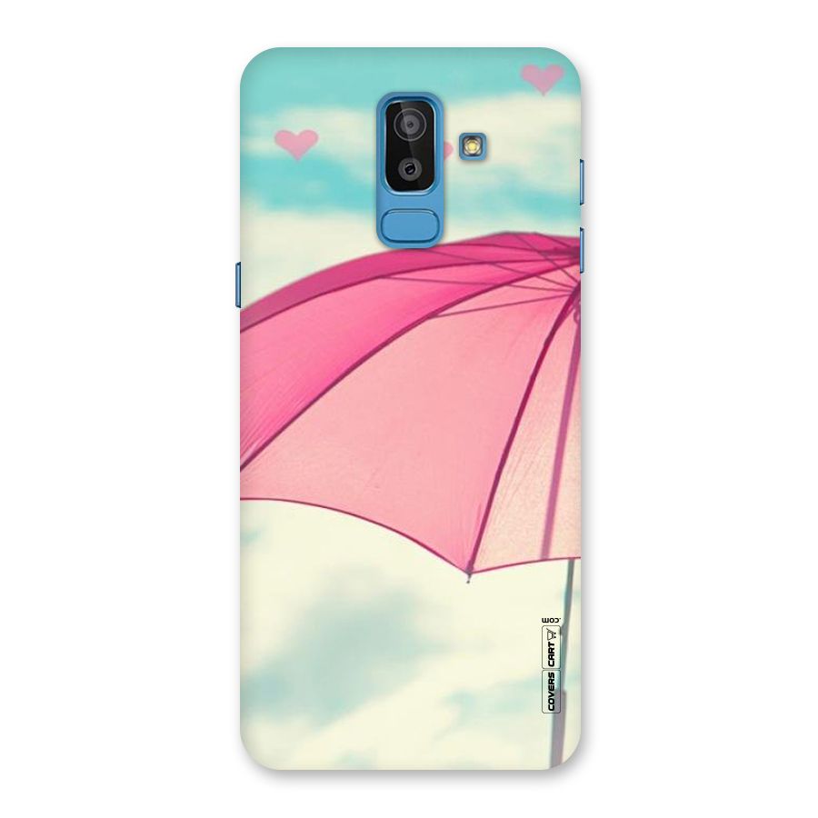 Cute Pink Umbrella Back Case for Galaxy On8 (2018)