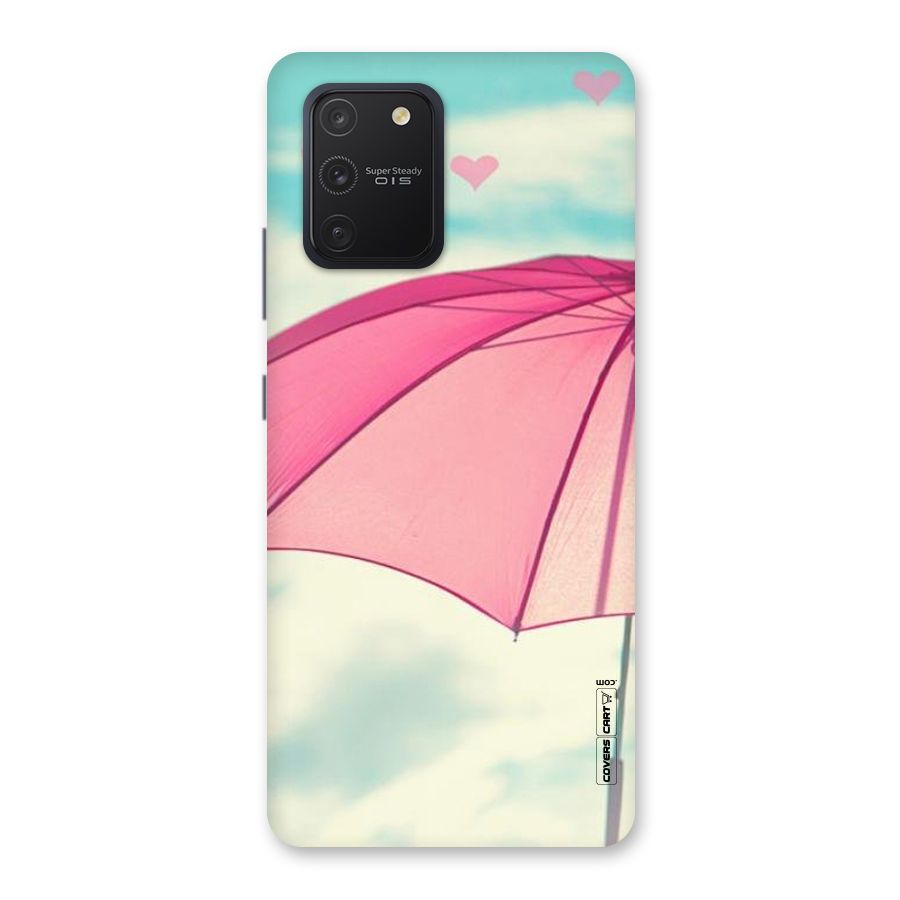 Cute Pink Umbrella Back Case for Galaxy S10 Lite
