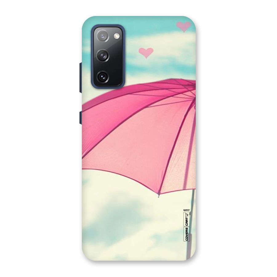 Cute Pink Umbrella Back Case for Galaxy S20 FE