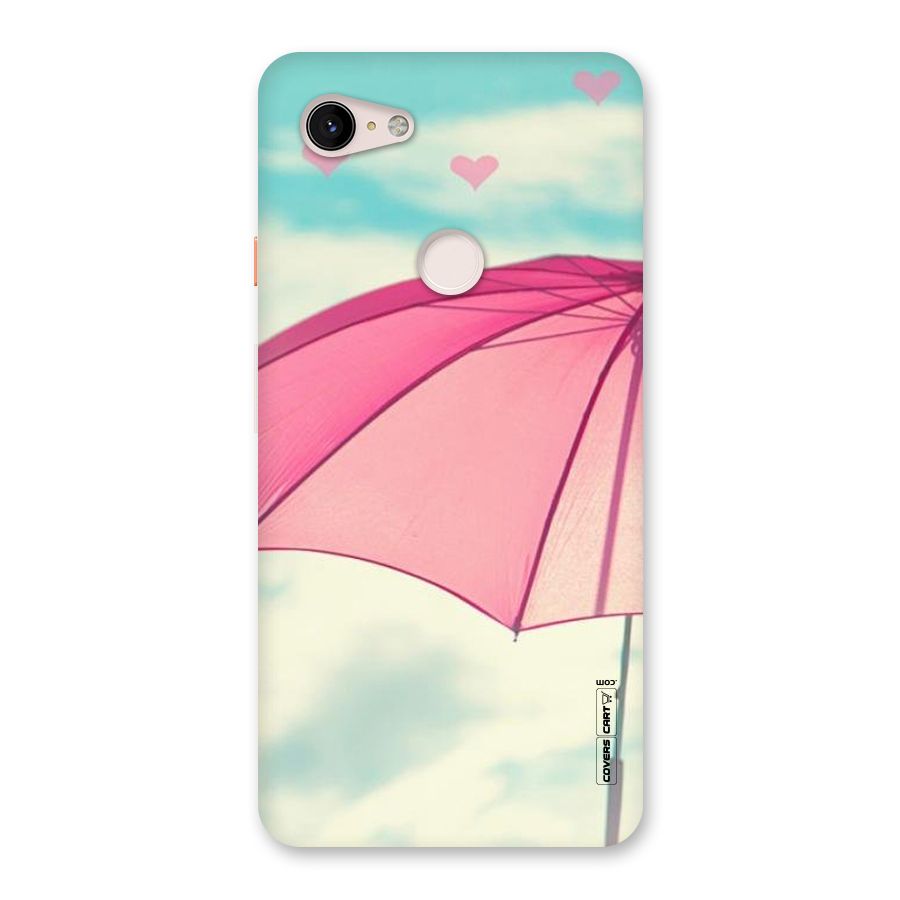 Cute Pink Umbrella Back Case for Google Pixel 3 XL