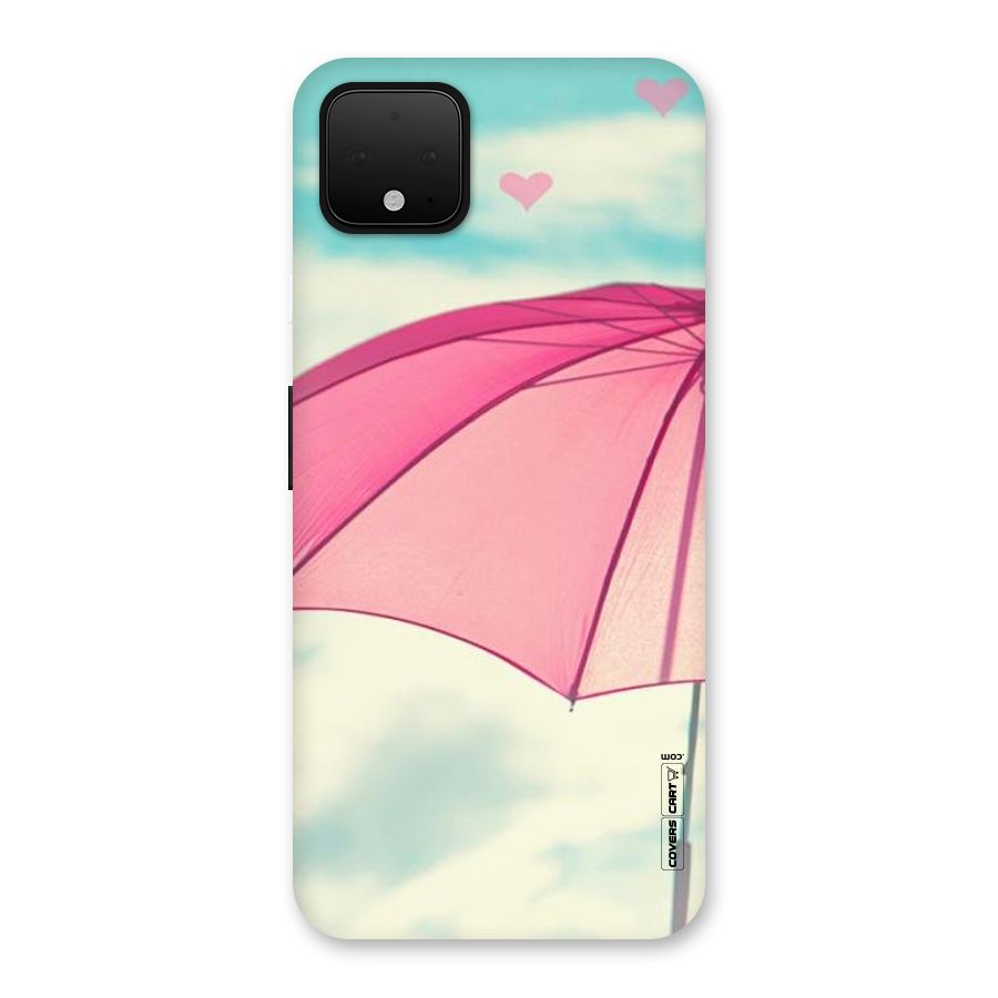 Cute Pink Umbrella Back Case for Google Pixel 4 XL