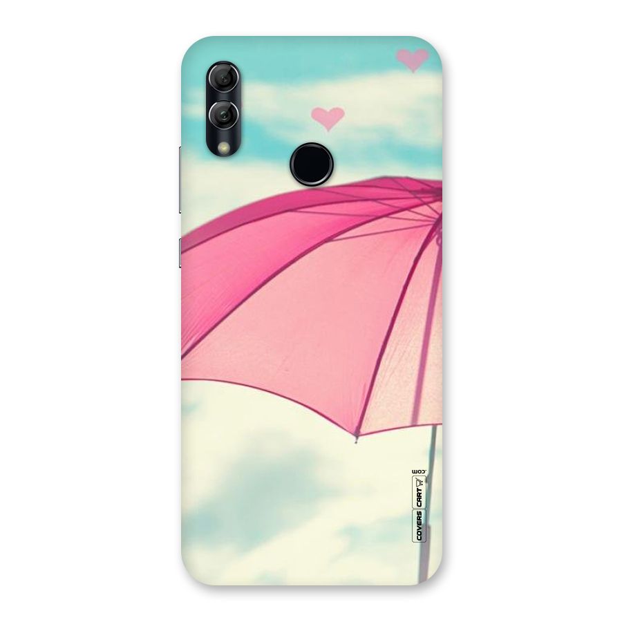 Cute Pink Umbrella Back Case for Honor 10 Lite