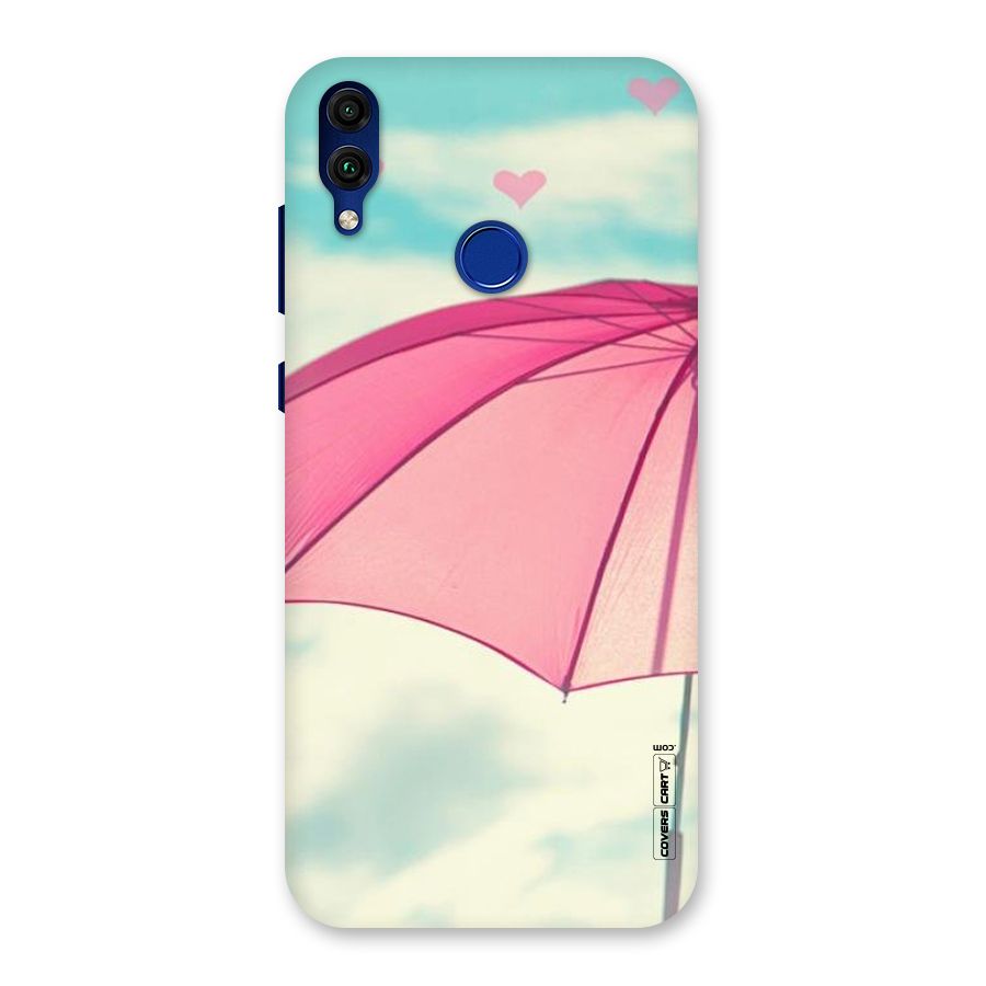 Cute Pink Umbrella Back Case for Honor 8C