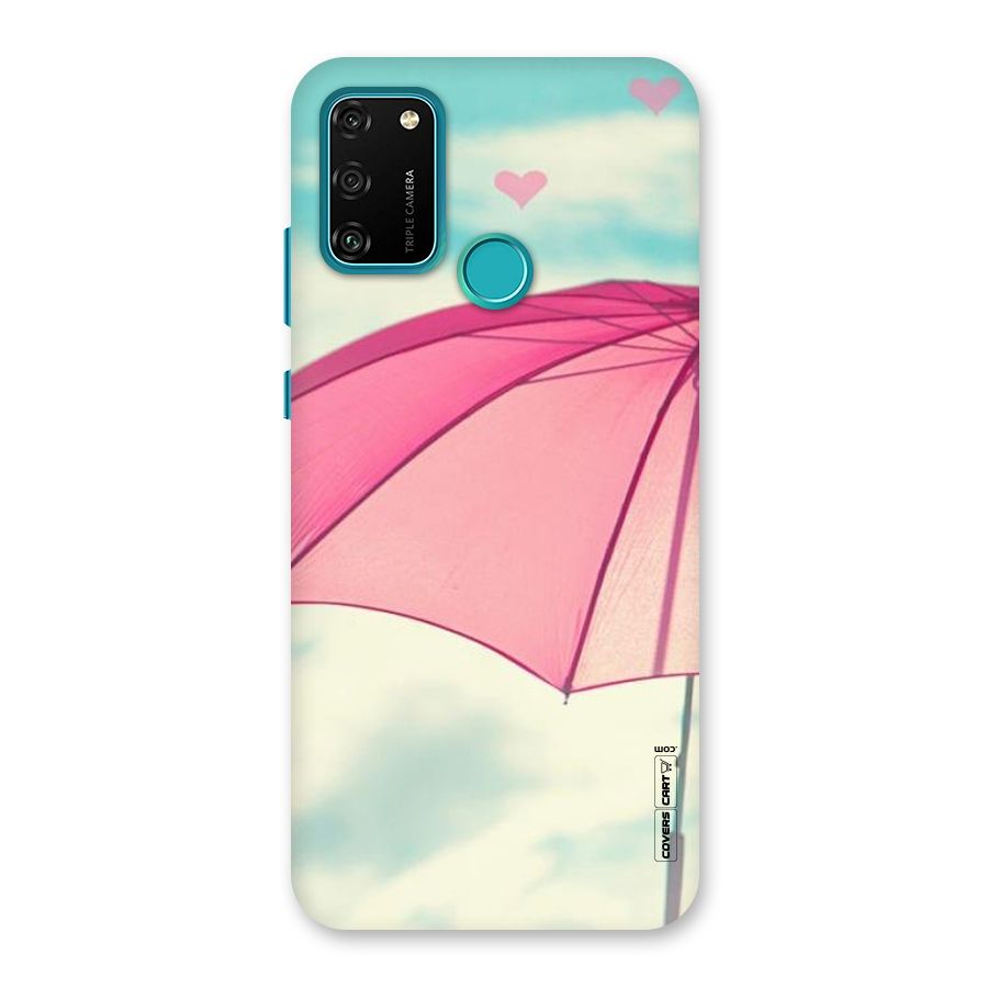 Cute Pink Umbrella Back Case for Honor 9A