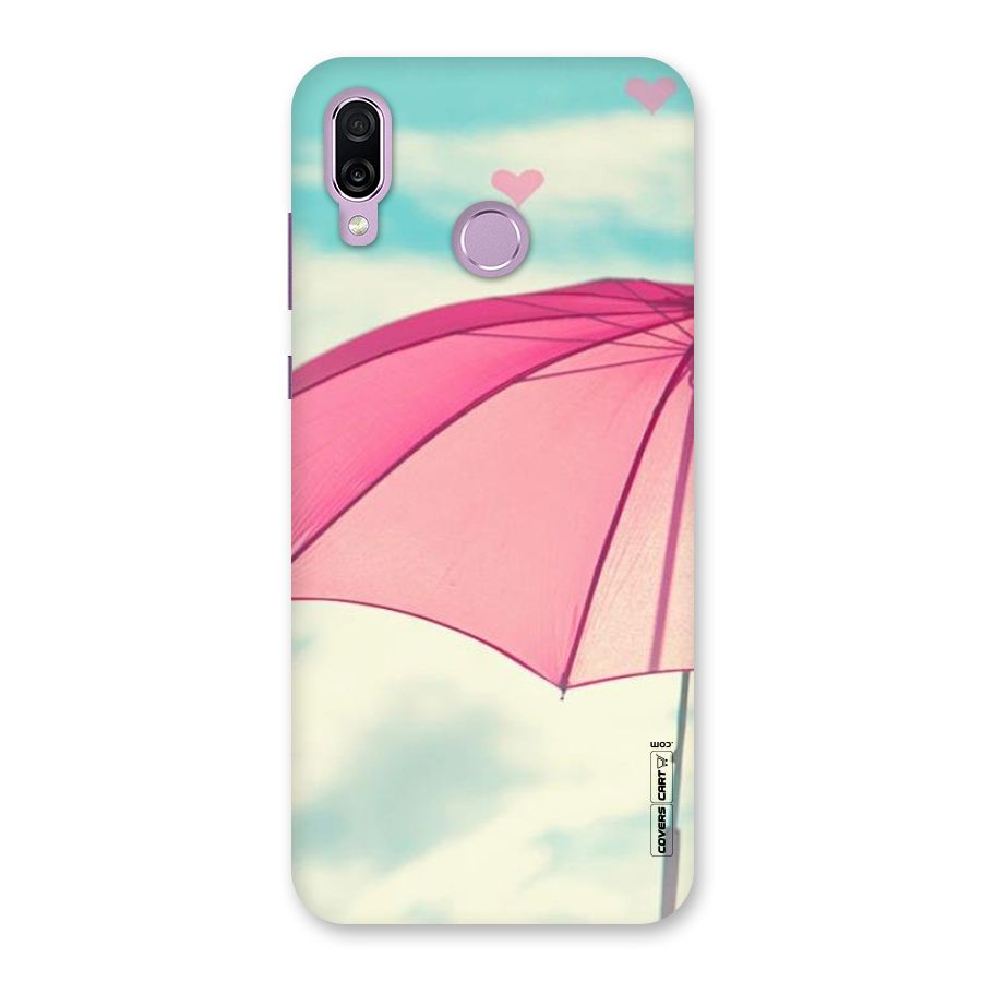 Cute Pink Umbrella Back Case for Honor Play