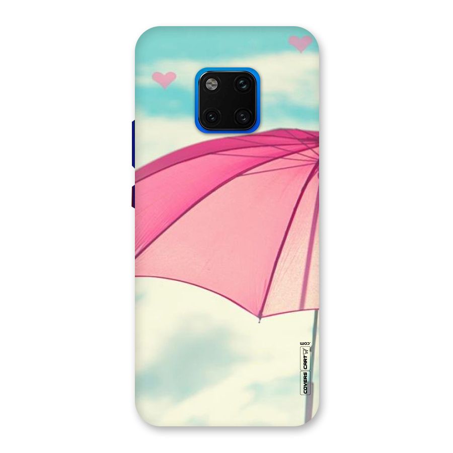 Cute Pink Umbrella Back Case for Huawei Mate 20 Pro