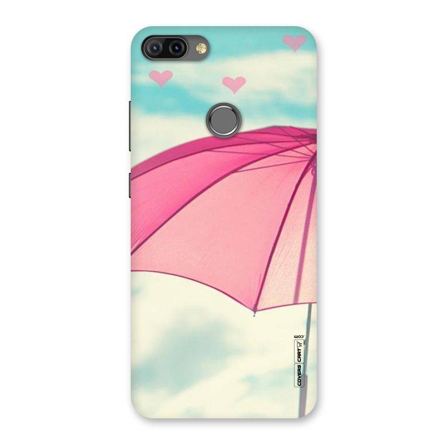 Cute Pink Umbrella Back Case for Infinix Hot 6 Pro
