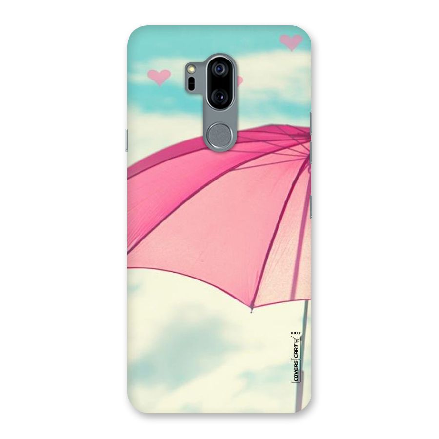 Cute Pink Umbrella Back Case for LG G7