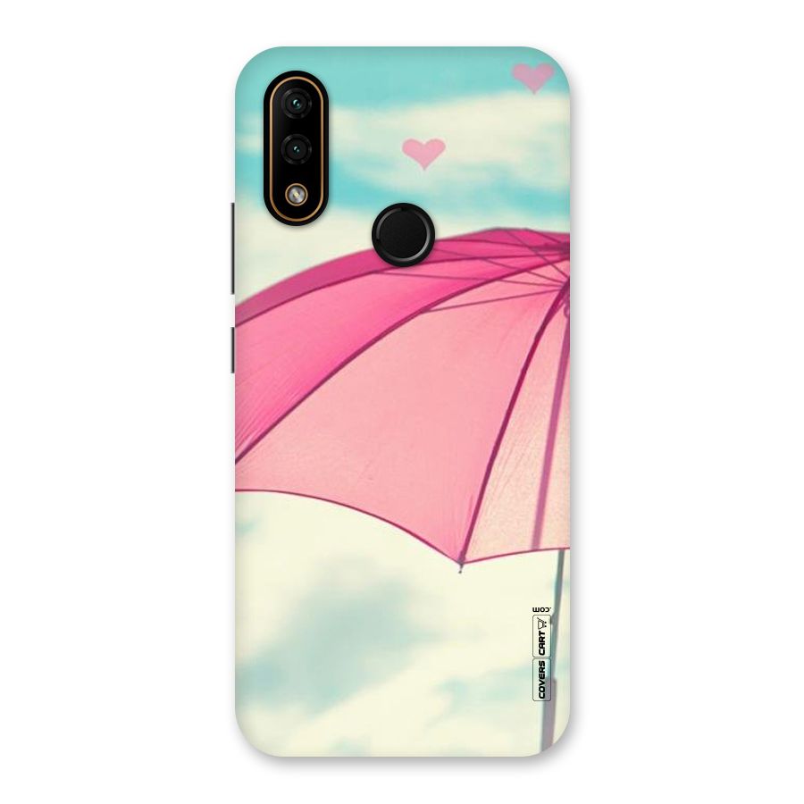 Cute Pink Umbrella Back Case for Lenovo A6 Note