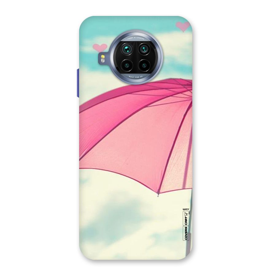 Cute Pink Umbrella Back Case for Mi 10i