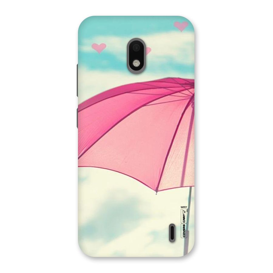 Cute Pink Umbrella Back Case for Nokia 2.2