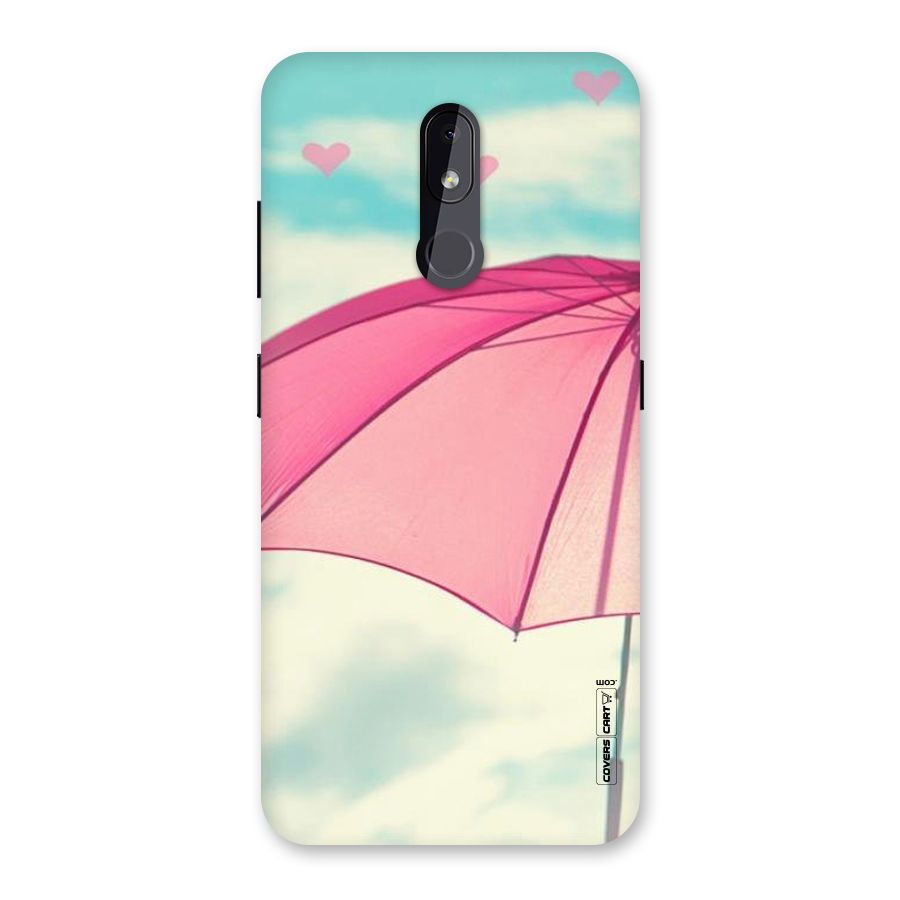 Cute Pink Umbrella Back Case for Nokia 3.2