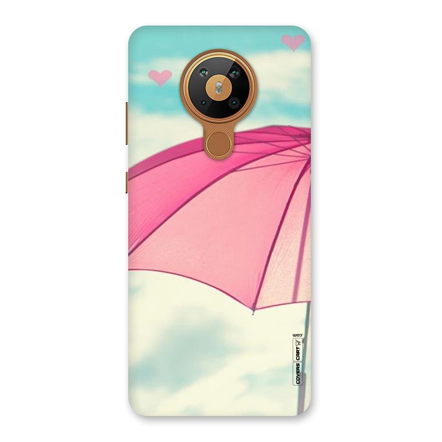 Cute Pink Umbrella Back Case for Nokia 5.3