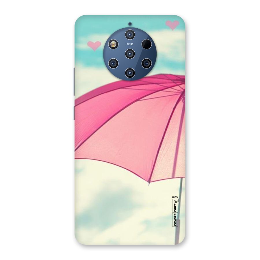 Cute Pink Umbrella Back Case for Nokia 9 PureView