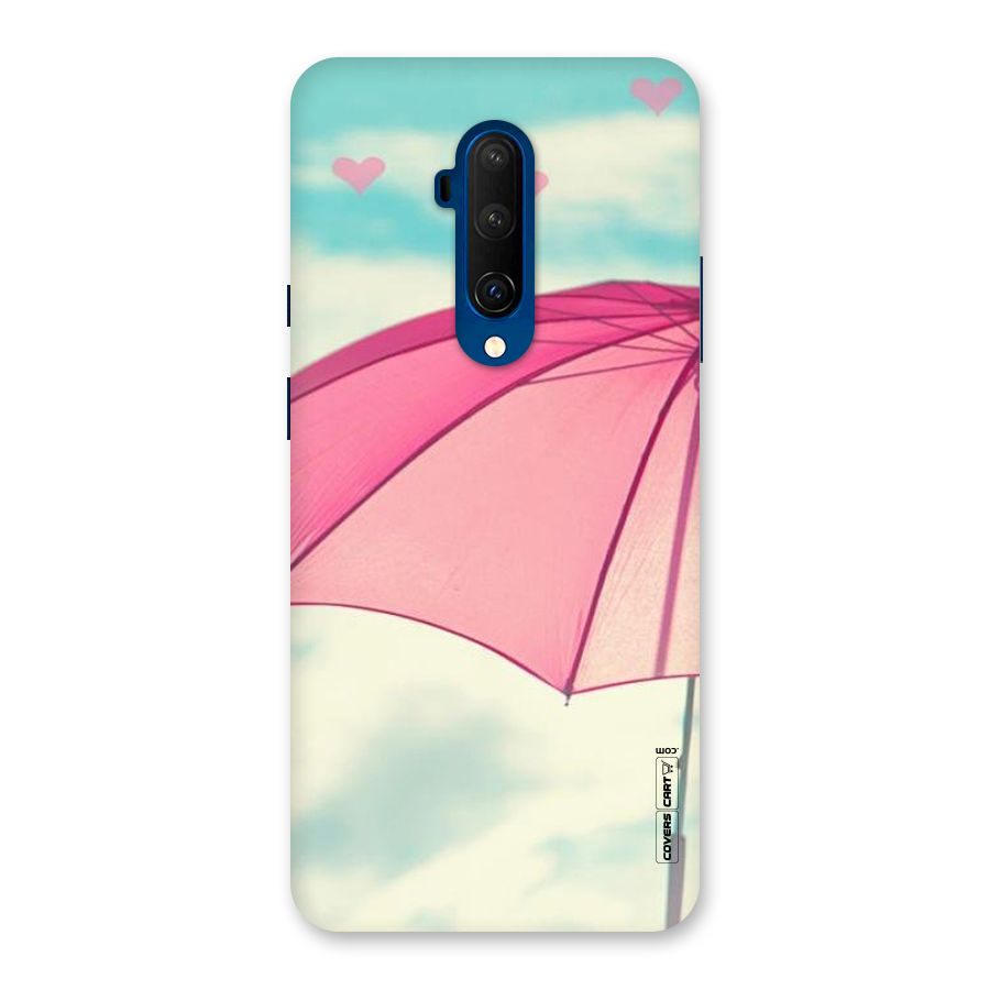 Cute Pink Umbrella Back Case for OnePlus 7T Pro