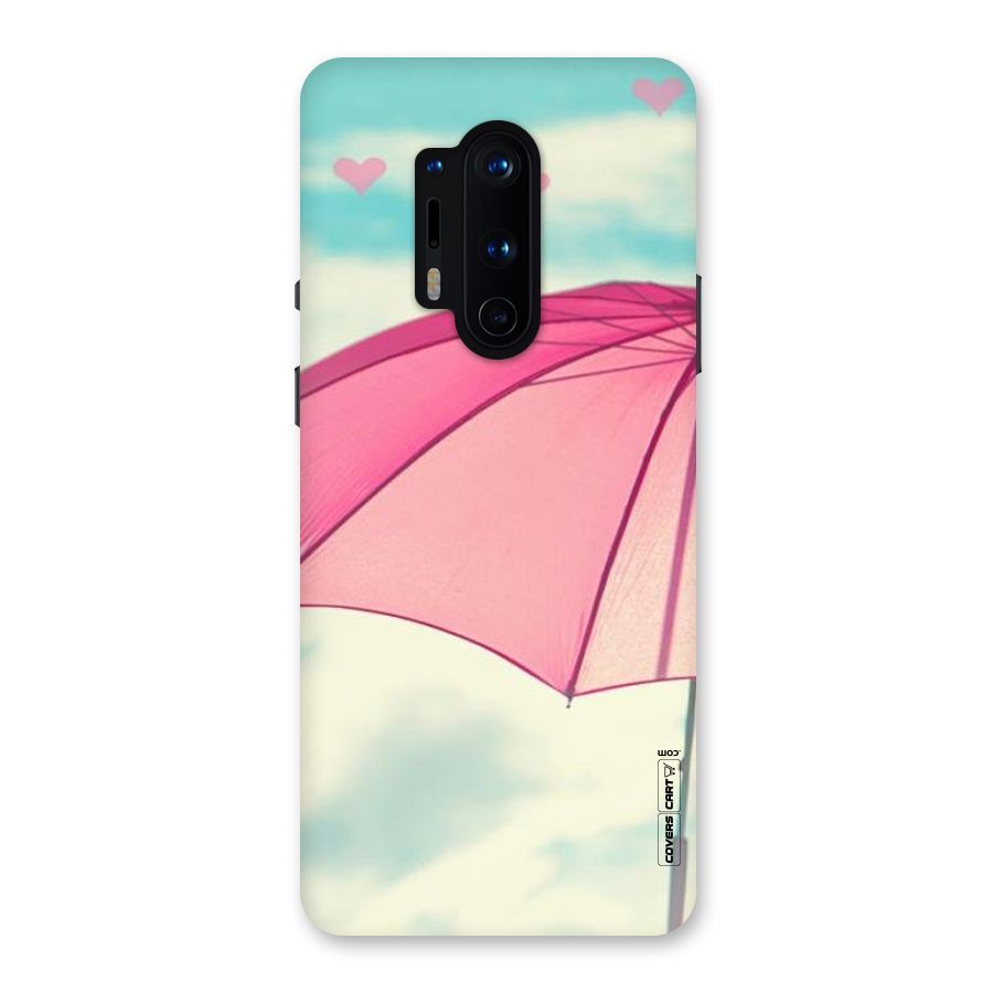 Cute Pink Umbrella Back Case for OnePlus 8 Pro