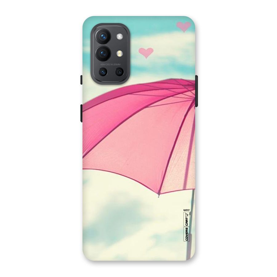 Cute Pink Umbrella Back Case for OnePlus 9R