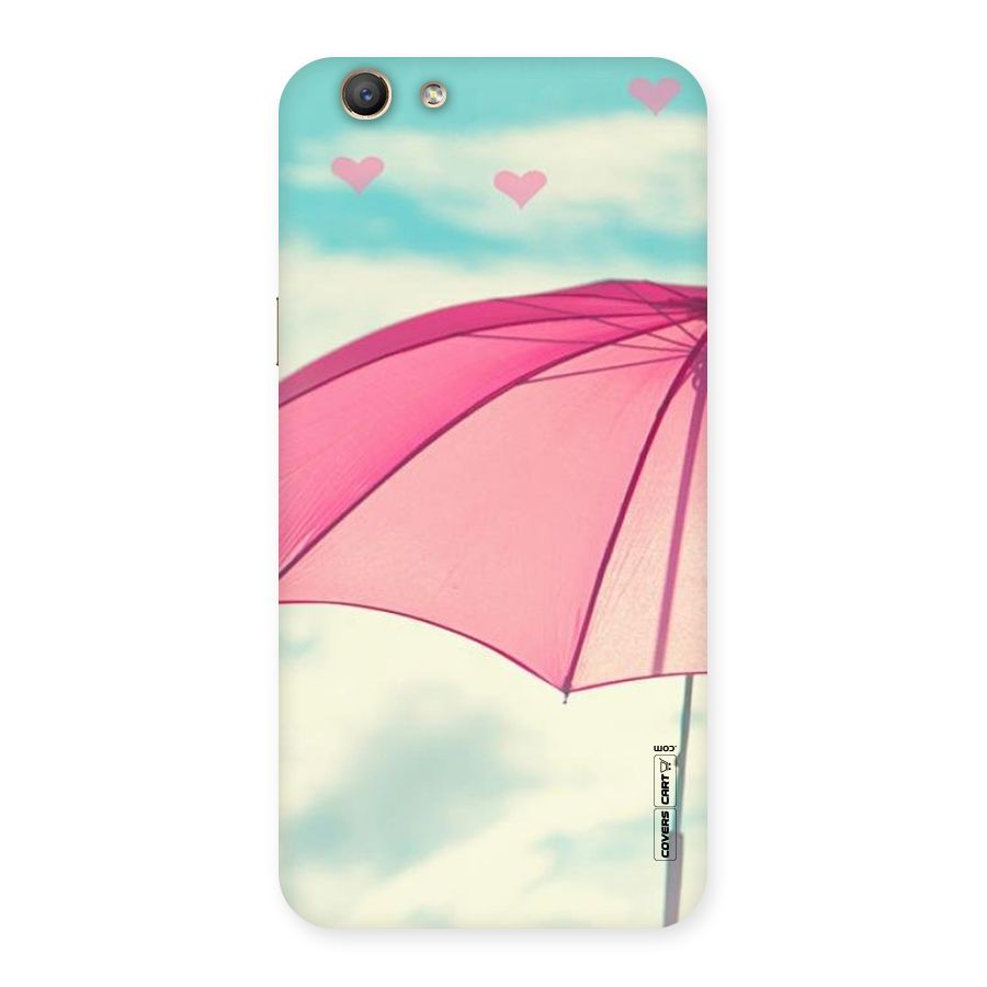 Cute Pink Umbrella Back Case for Oppo A59