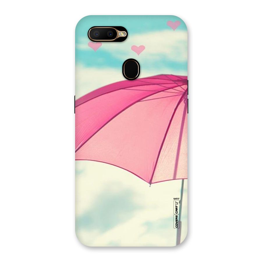 Cute Pink Umbrella Back Case for Oppo A5s