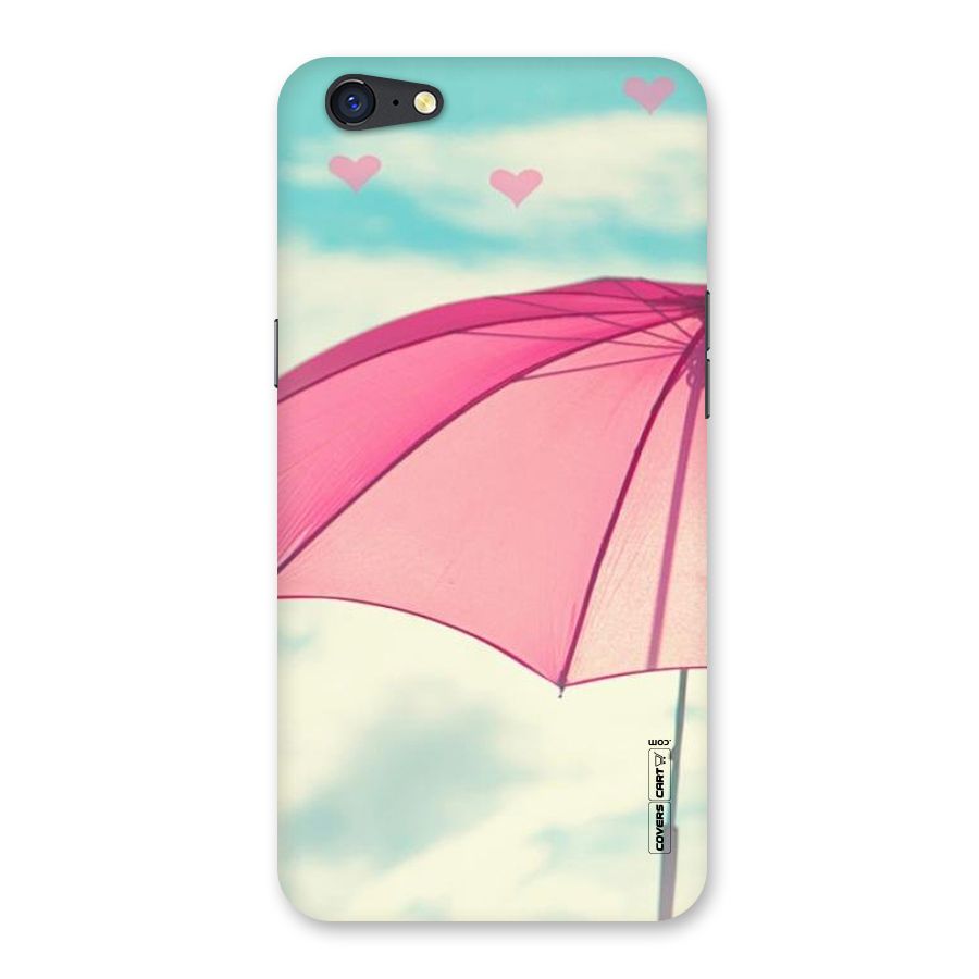 Cute Pink Umbrella Back Case for Oppo A71
