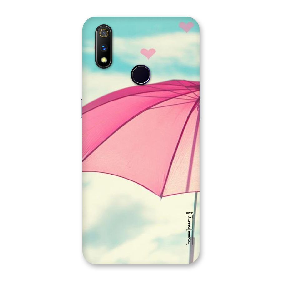 Cute Pink Umbrella Back Case for Realme 3 Pro