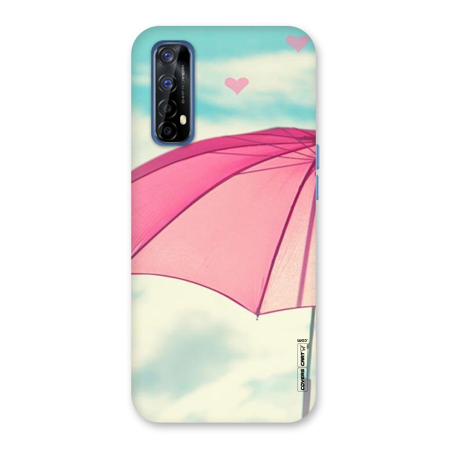 Cute Pink Umbrella Back Case for Realme 7