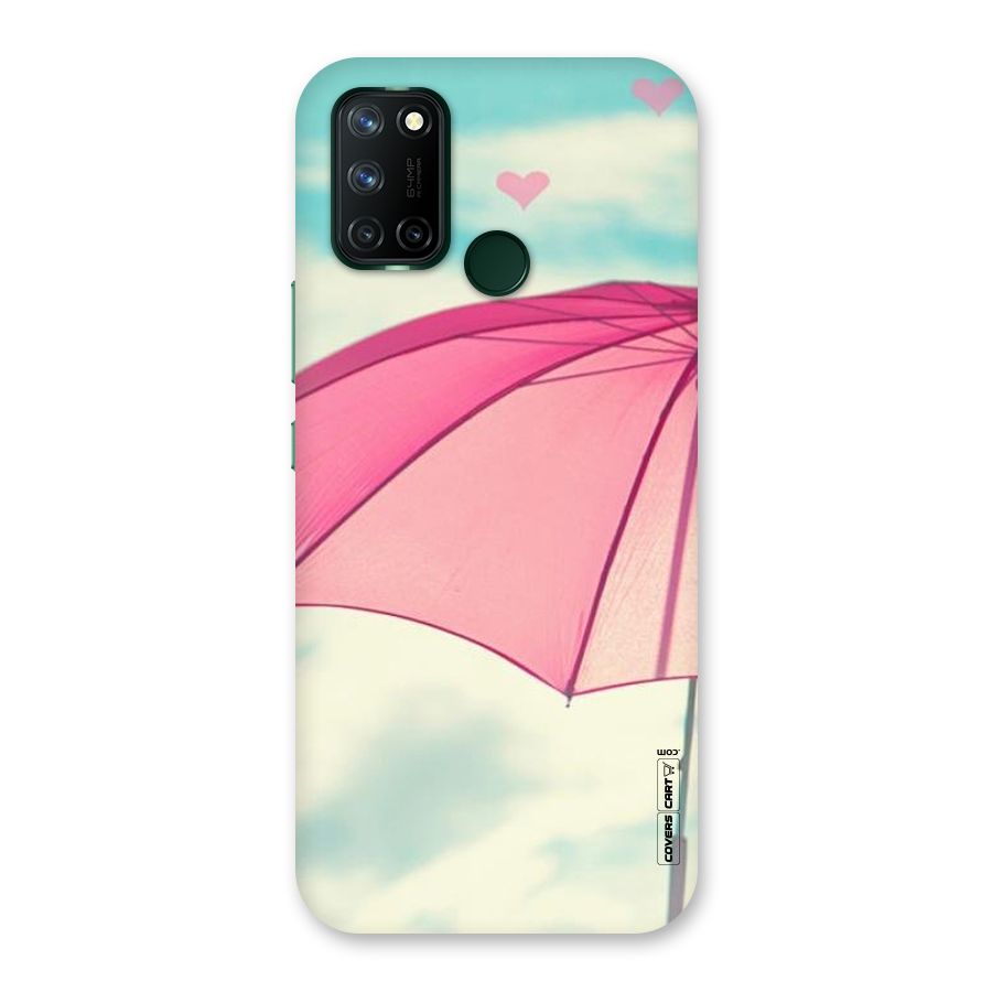 Cute Pink Umbrella Back Case for Realme 7i