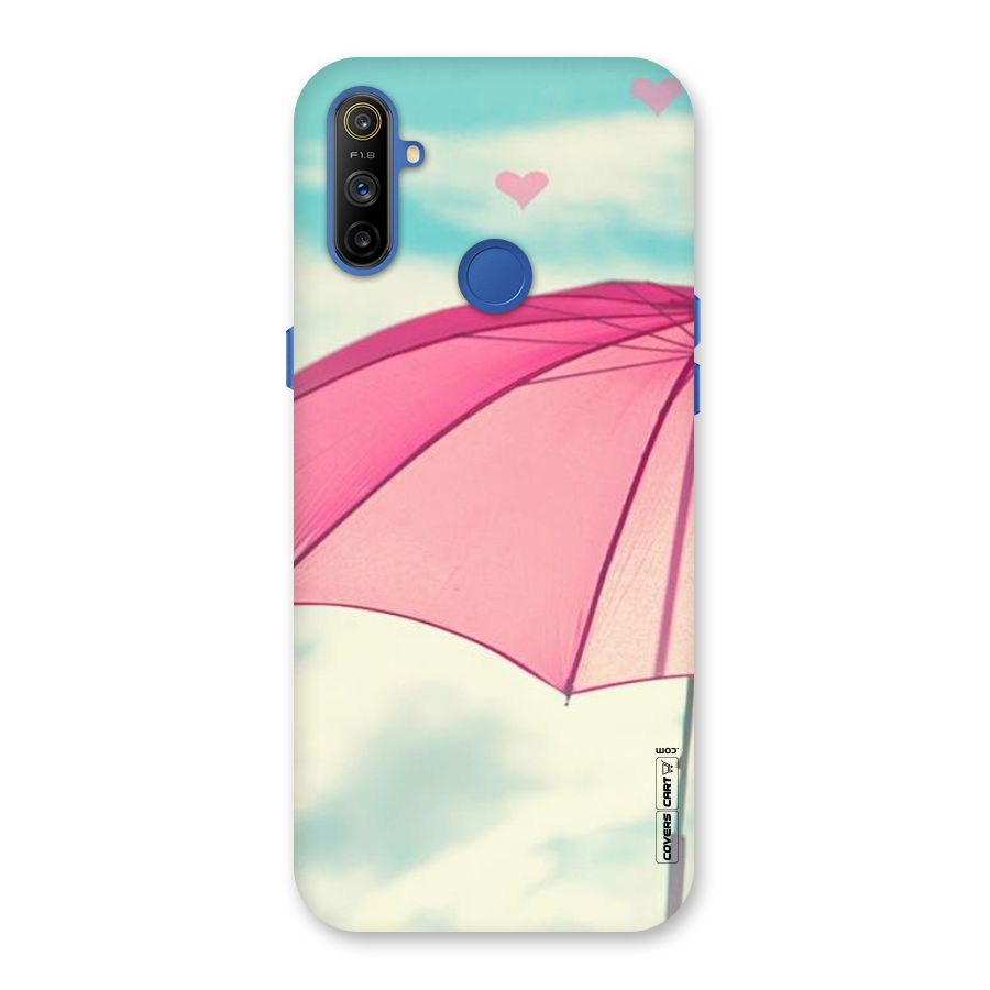 Cute Pink Umbrella Back Case for Realme Narzo 10A