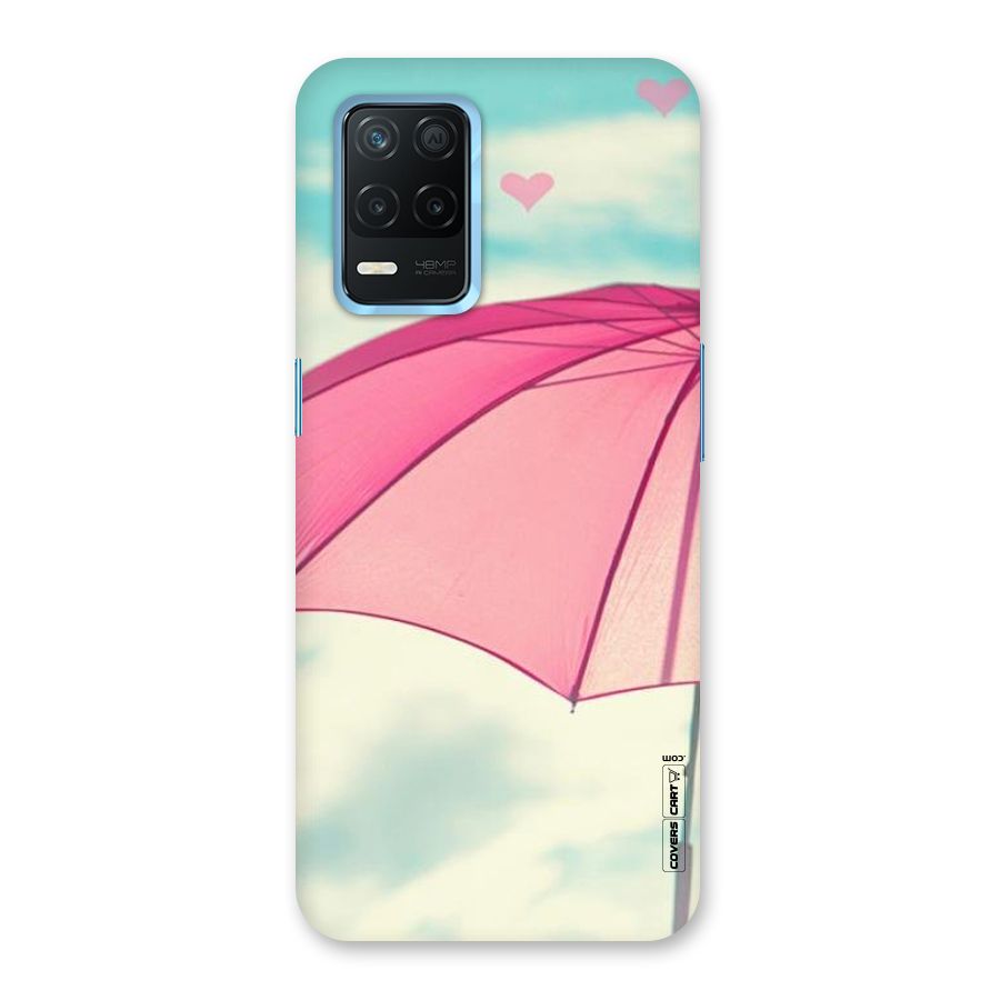 Cute Pink Umbrella Back Case for Realme Narzo 30 5G