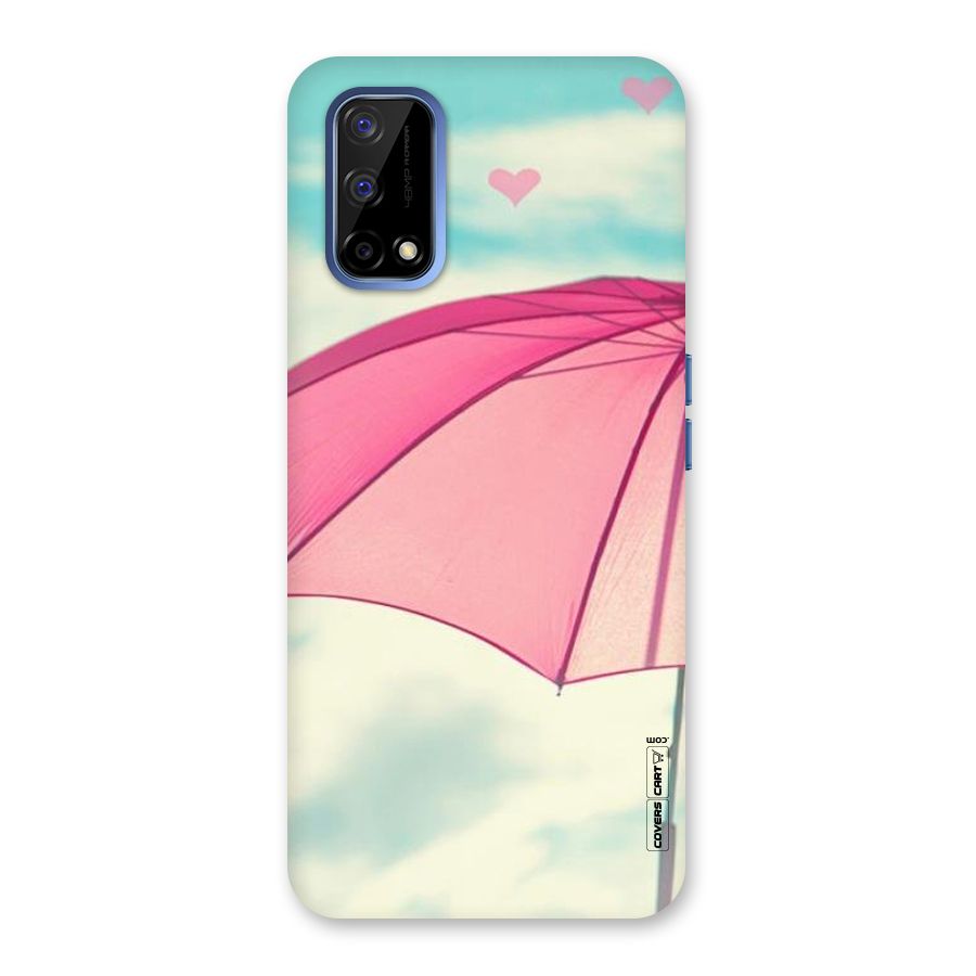 Cute Pink Umbrella Back Case for Realme Narzo 30 Pro