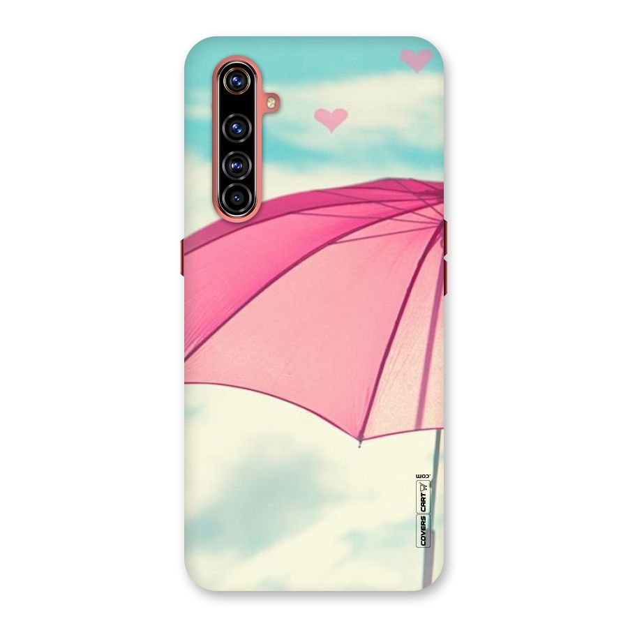 Cute Pink Umbrella Back Case for Realme X50 Pro