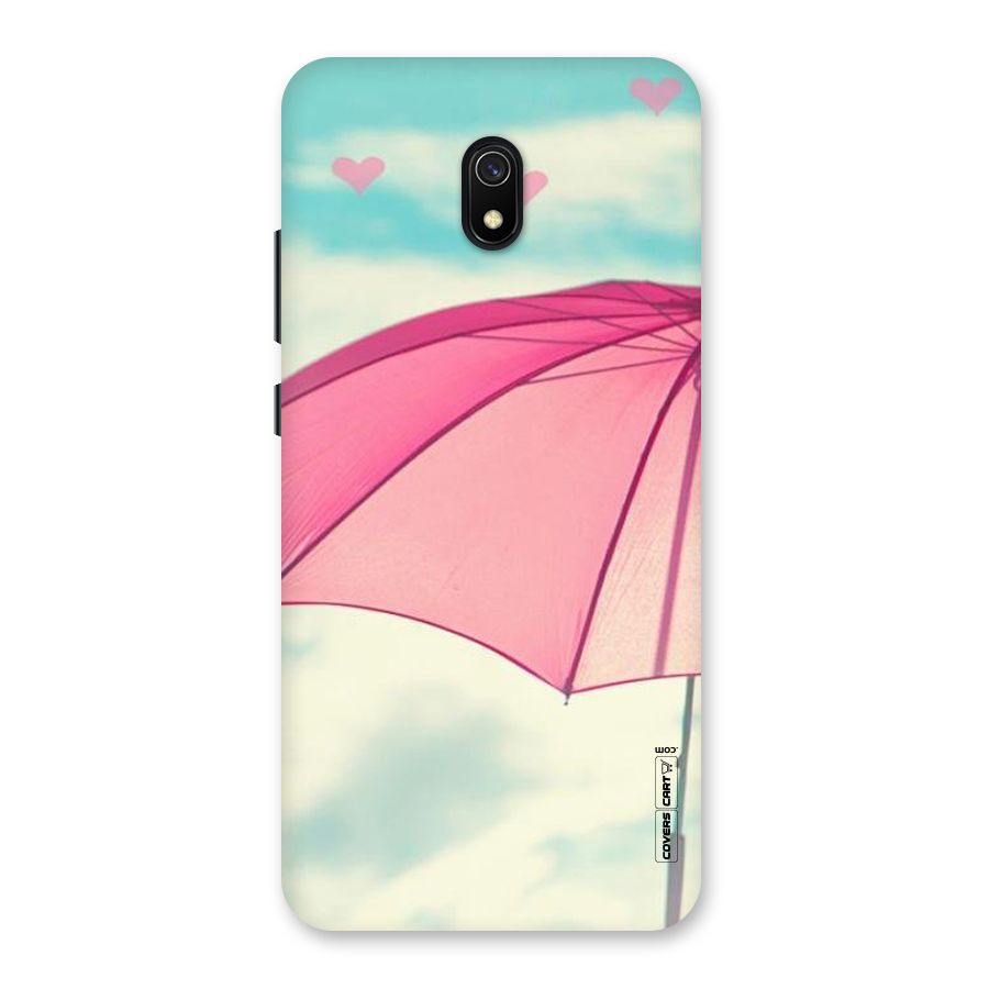 Cute Pink Umbrella Back Case for Redmi 8A
