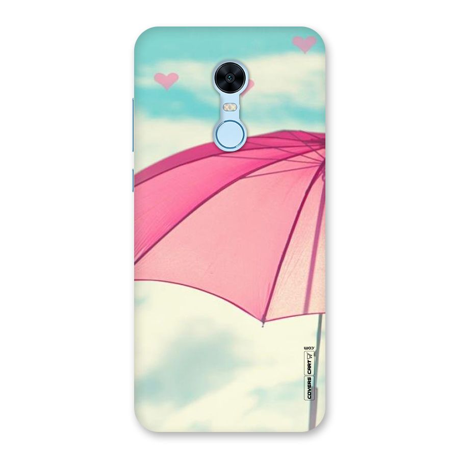 Cute Pink Umbrella Back Case for Redmi Note 5