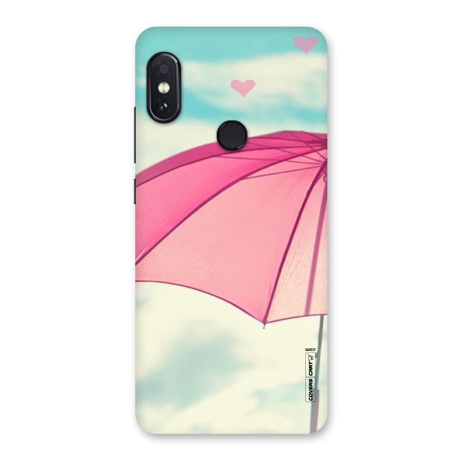 Cute Pink Umbrella Back Case for Redmi Note 5 Pro