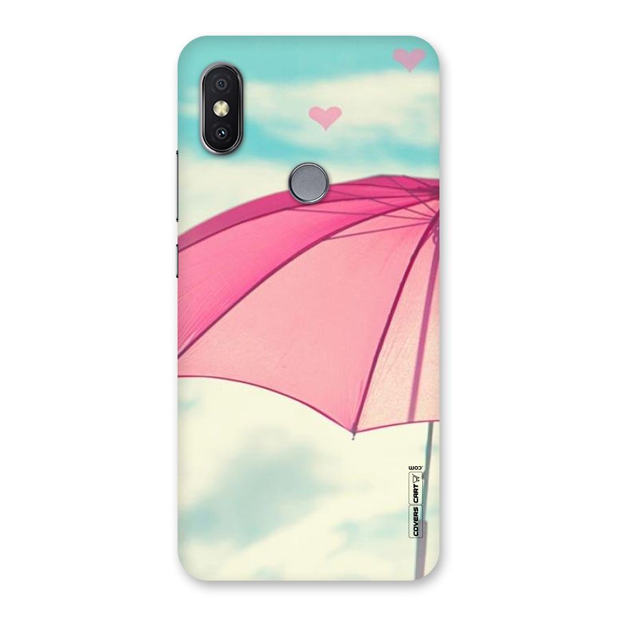 Cute Pink Umbrella Back Case for Redmi Y2