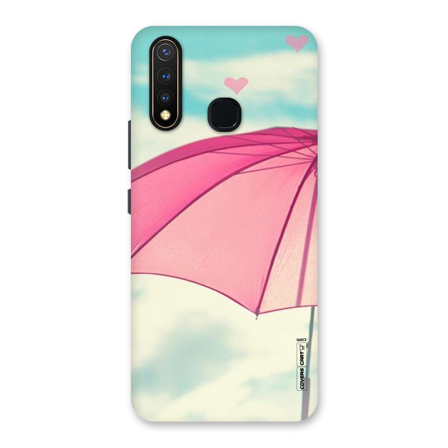 Cute Pink Umbrella Back Case for Vivo Y19
