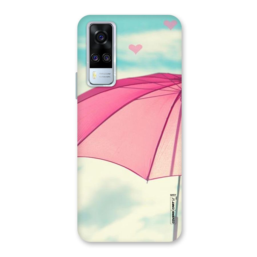 Cute Pink Umbrella Back Case for Vivo Y31
