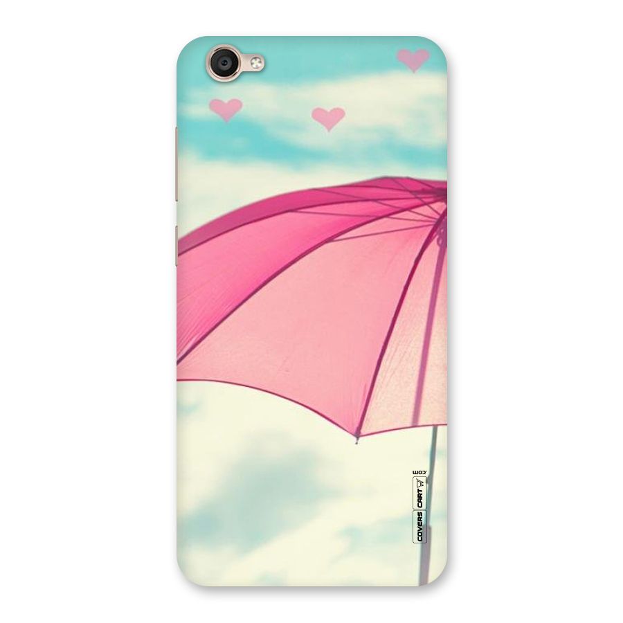 Cute Pink Umbrella Back Case for Vivo Y55s