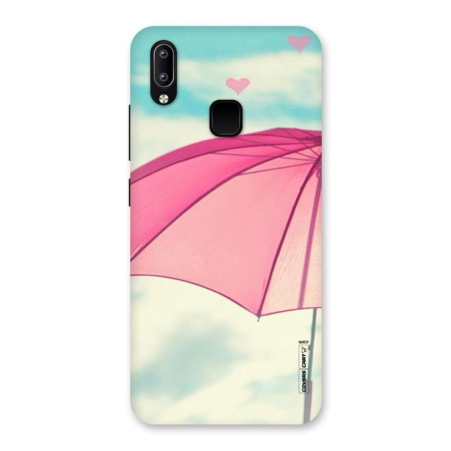 Cute Pink Umbrella Back Case for Vivo Y93