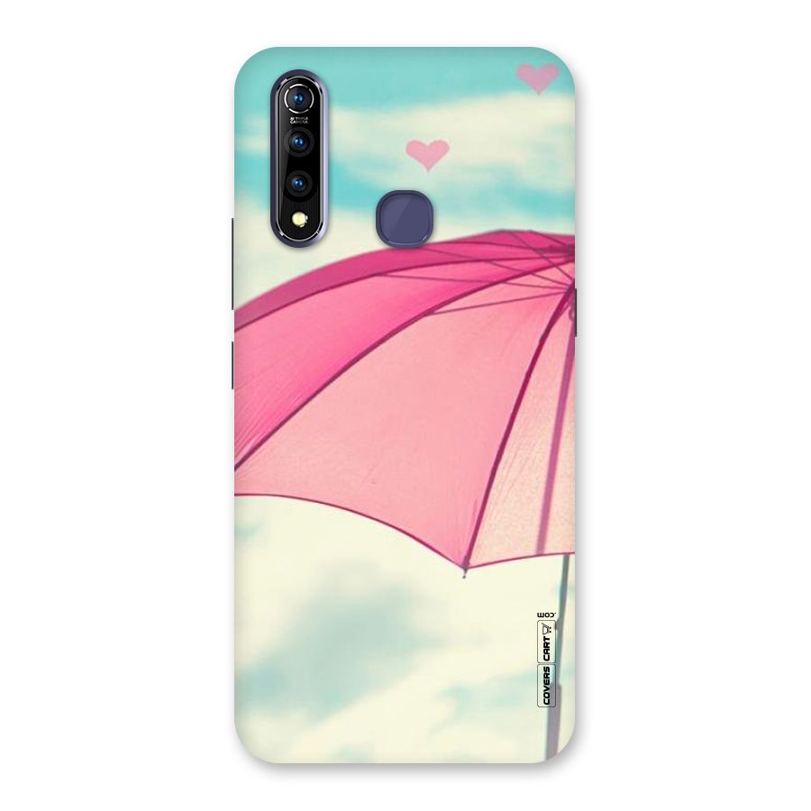Cute Pink Umbrella Back Case for Vivo Z1 Pro