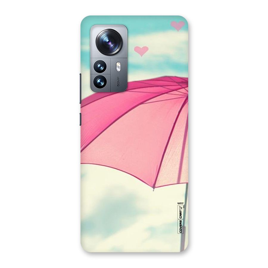 Cute Pink Umbrella Back Case for Xiaomi 12 Pro