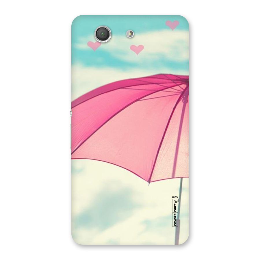 Cute Pink Umbrella Back Case for Xperia Z3 Compact