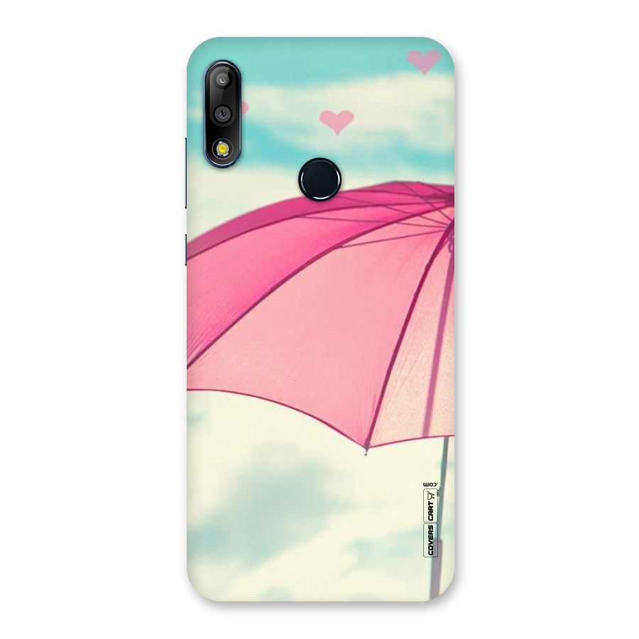 Cute Pink Umbrella Back Case for Zenfone Max Pro M2