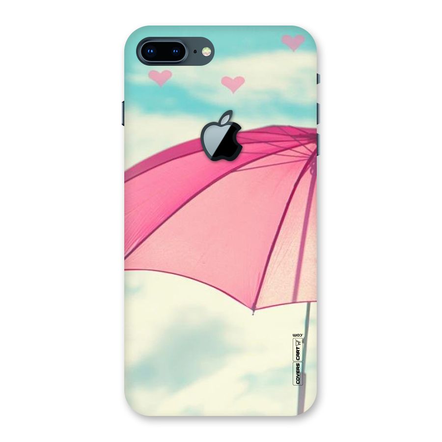 Cute Pink Umbrella Back Case for iPhone 7 Plus Apple Cut