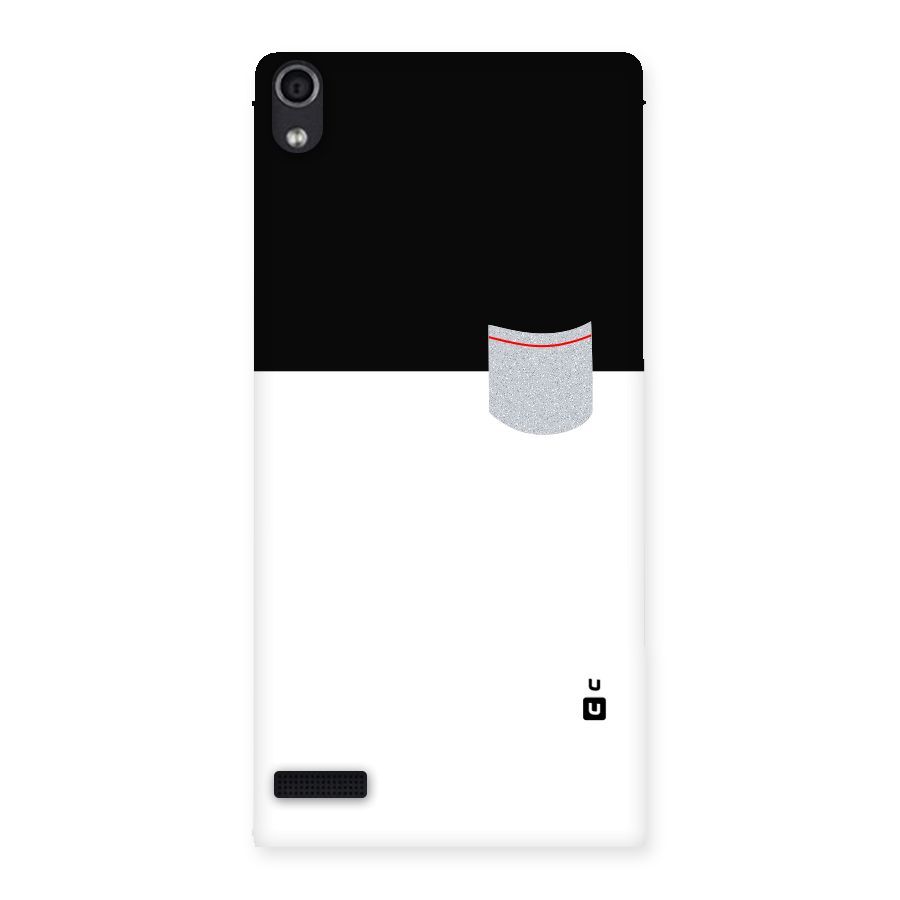 Cute Pocket Simple Back Case for Ascend P6