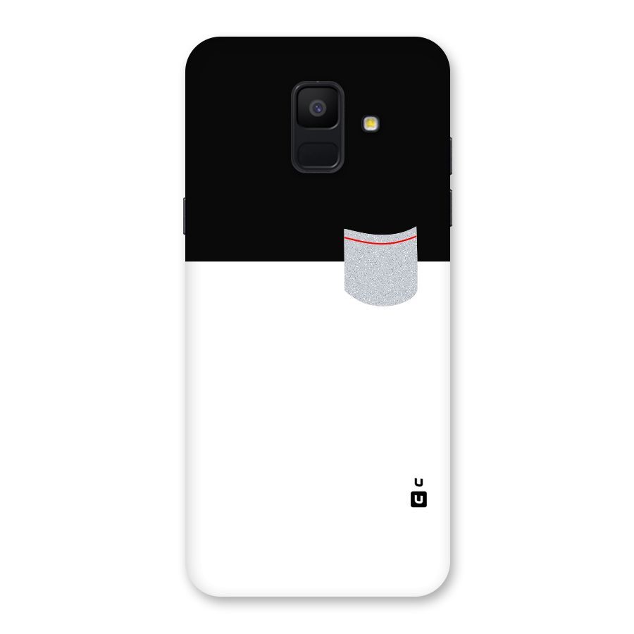 Cute Pocket Simple Back Case for Galaxy A6 (2018)
