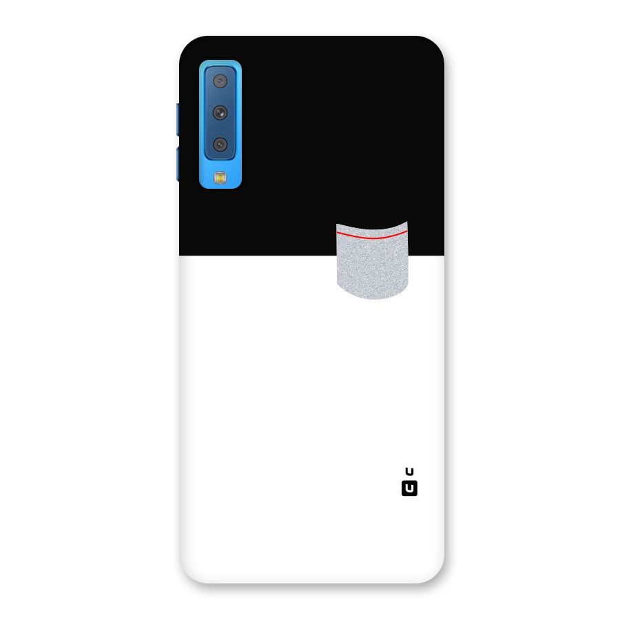 Cute Pocket Simple Back Case for Galaxy A7 (2018)