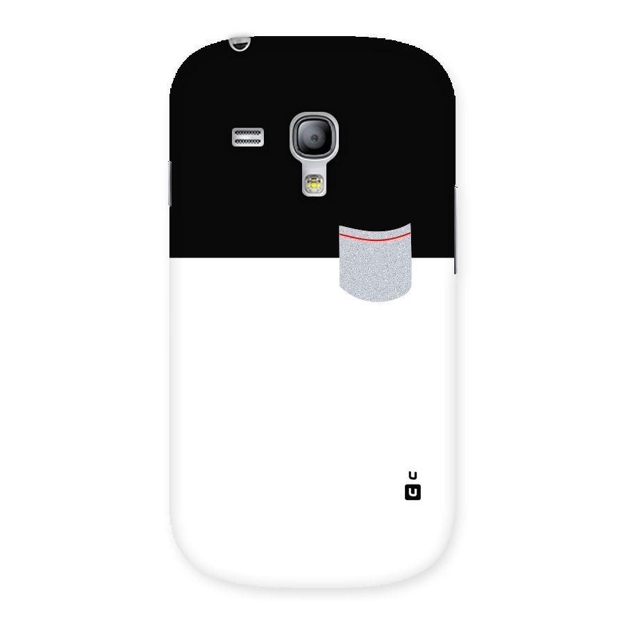 Cute Pocket Simple Back Case for Galaxy S3 Mini