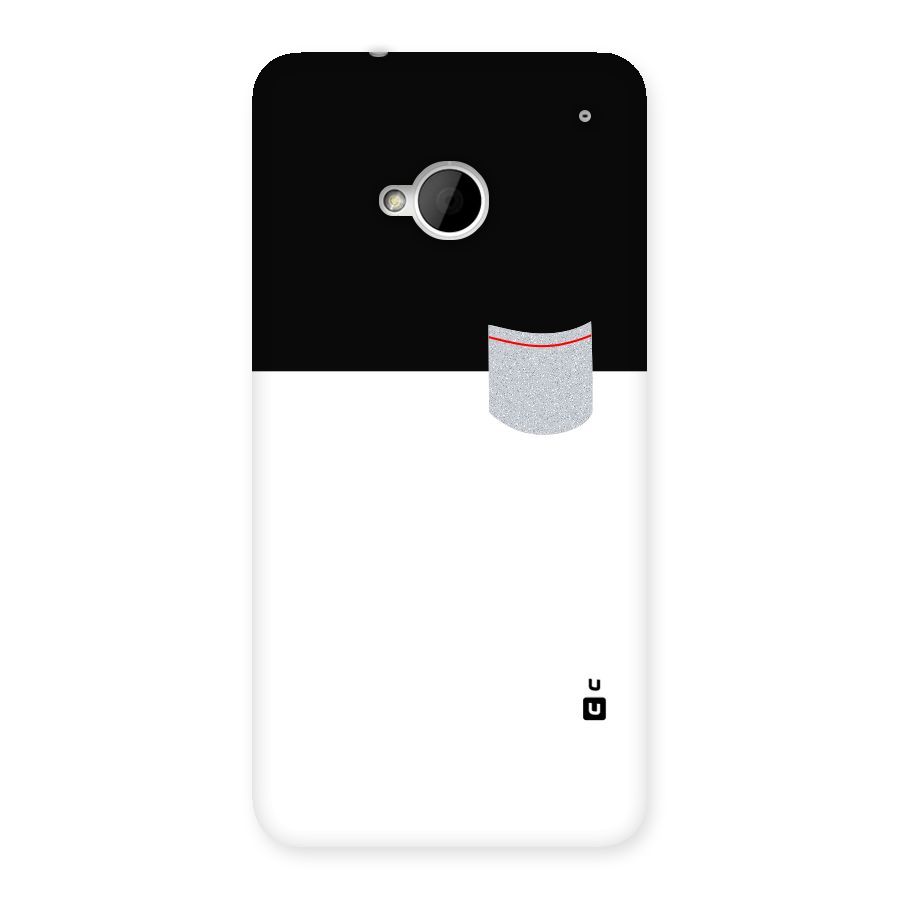 Cute Pocket Simple Back Case for HTC One M7